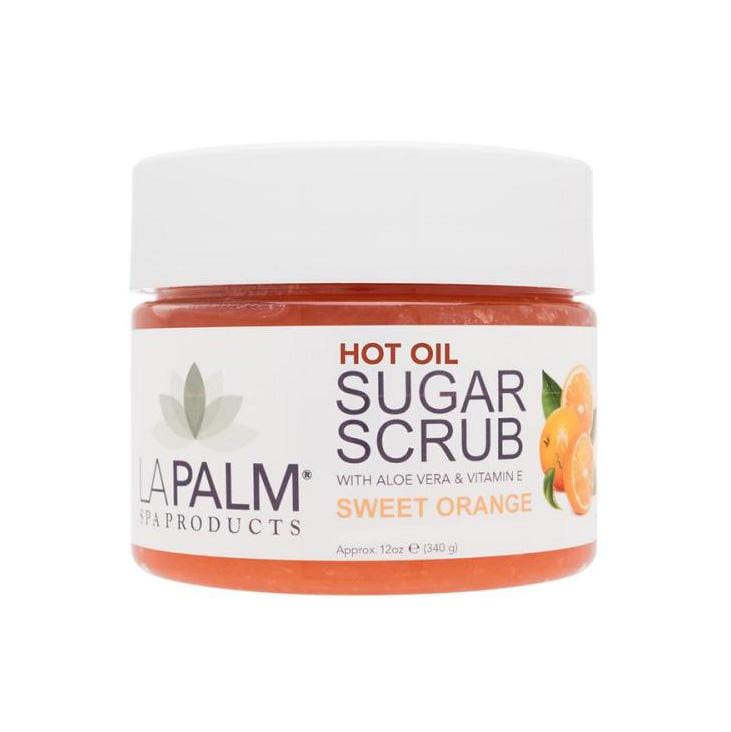 La Palm - Hot Oil Sugar Scrub #Sweet Orange (12 oz) - Jessica Nail & Beauty Supply - Canada Nail Beauty Supply - Sugar Scrub