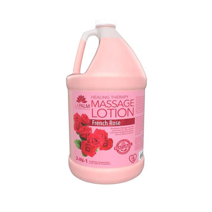 La Palm Healing Therapy Massage Lotion - French Rose - 1 GAL - Jessica Nail & Beauty Supply - Canada Nail Beauty Supply - Lotion