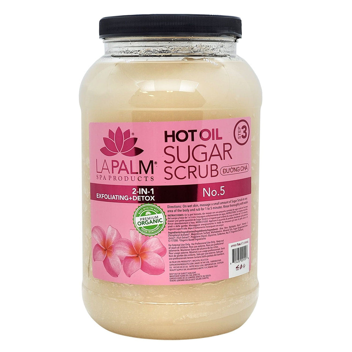 La Palm Hot Oil Sugar Scrub