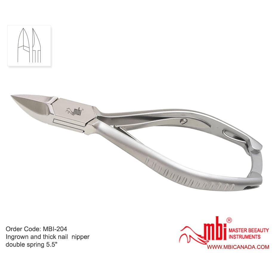 MBI 204 Ingrown Nail Nipper Double Spring With Safety Lock 5.5''
