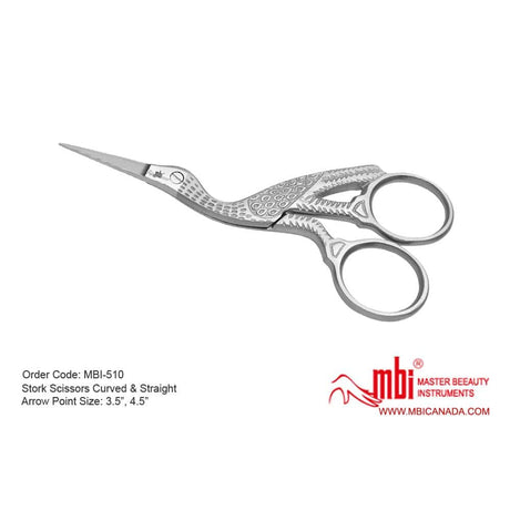 MBI-510 Stork scissor Size 4″ - Jessica Nail & Beauty Supply - Canada Nail Beauty Supply - Scissors