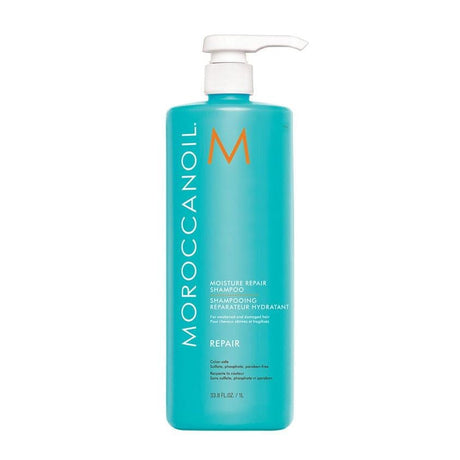 Moroccanoil - Moisture Repair Shampoo - 33.8 fl. oz / 1 L - Jessica Nail & Beauty Supply - Canada Nail Beauty Supply - SHAMPOO & CONDITIONER