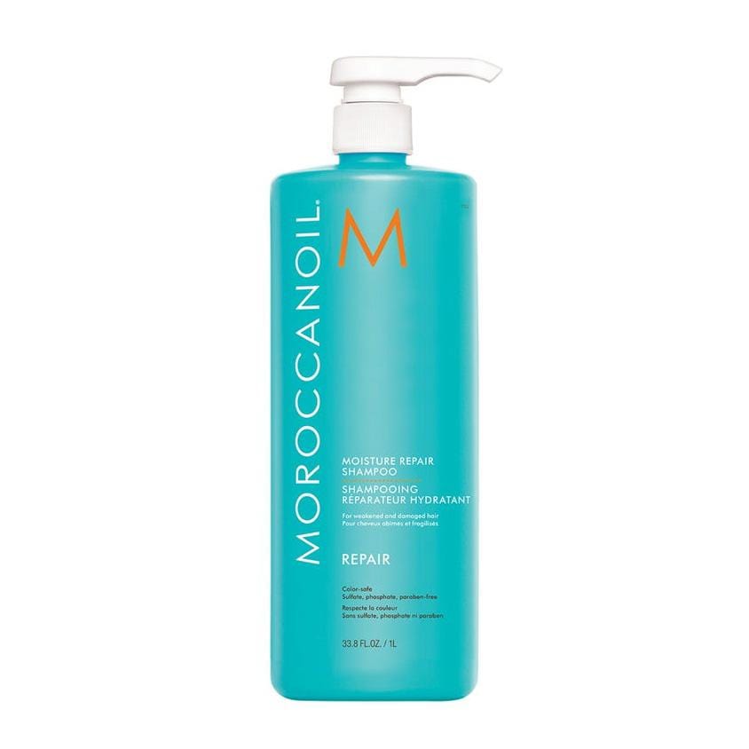 Moroccanoil - Moisture Repair Shampoo - 33.8 fl. oz / 1 L - Jessica Nail & Beauty Supply - Canada Nail Beauty Supply - SHAMPOO & CONDITIONER