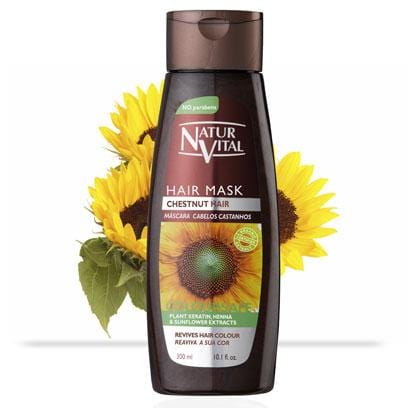 NaturVutal - Hair Mask - Color Safe #Chestnut - Jessica Nail & Beauty Supply - Canada Nail Beauty Supply - SHAMPOO & CONDITIONER