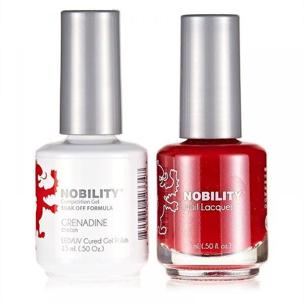Nobility Duo Gel + Lacquer - NBCS016 Grenadine - Jessica Nail & Beauty Supply - Canada Nail Beauty Supply - NOBILITY DUO MATCHING