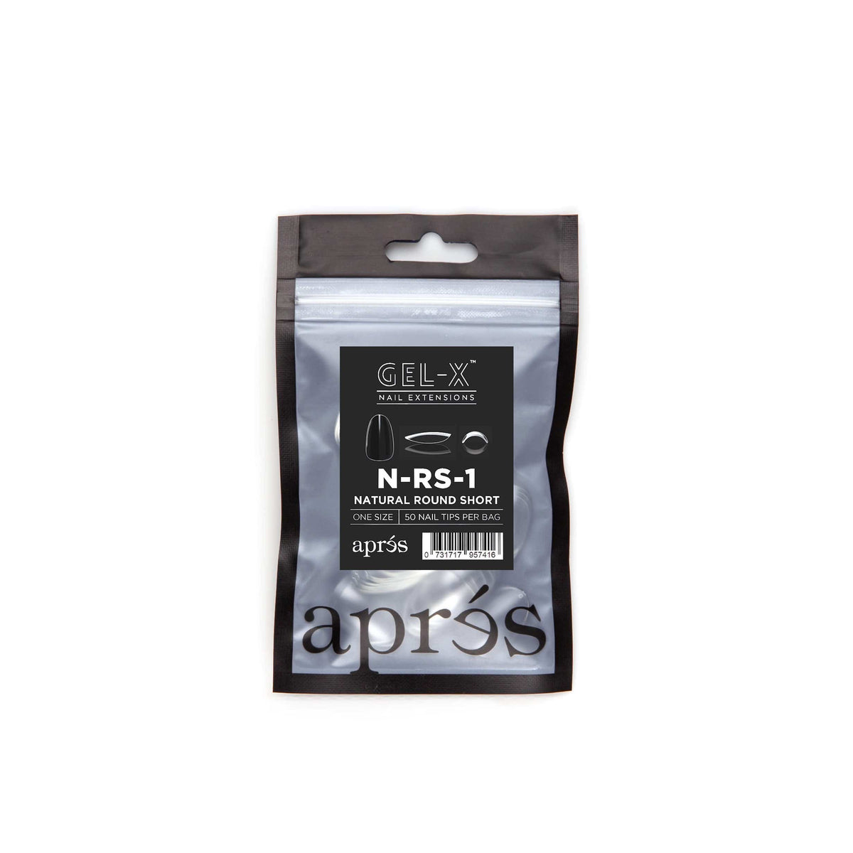 Apres Refill Bags (50pcs) Natural Round Short