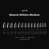 Apres Gel X™ Box of 600pcs 2.0 Natural Stiletto Tips