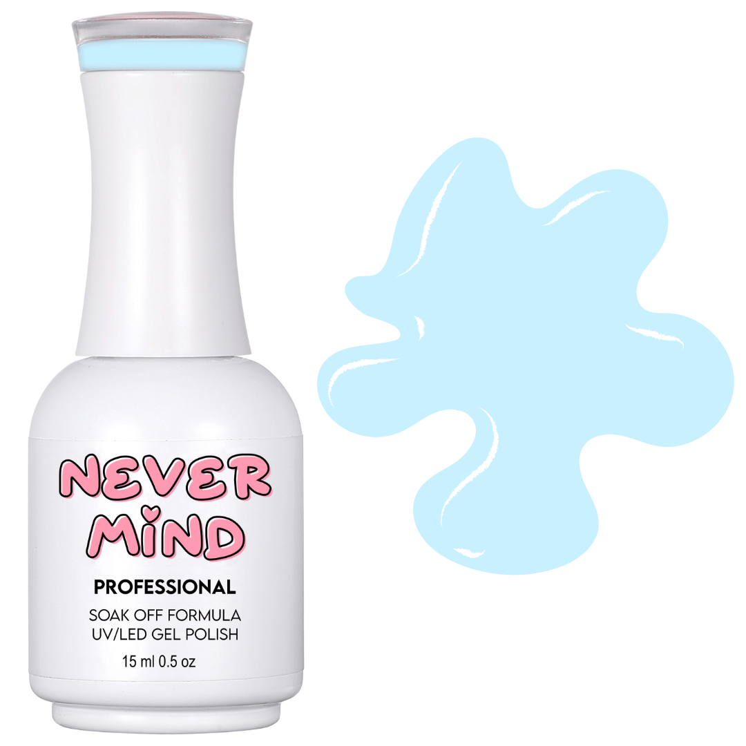 Nevermind Gel Polish N185 PASTEL WITH BLUE