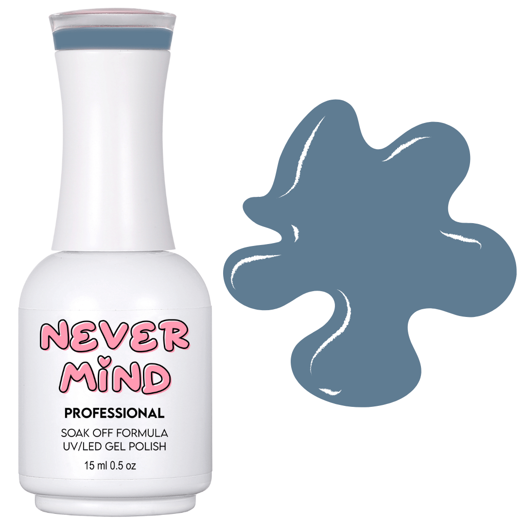 Nevermind Gel Polish N219 DEMURE BLUE