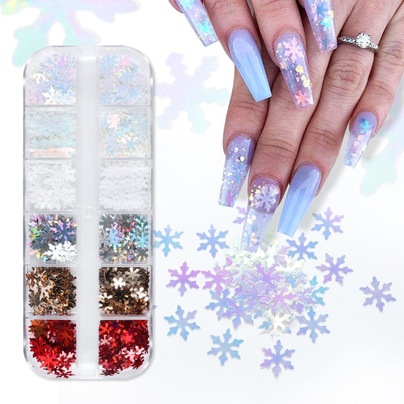 JNBS Nail Flakes Snowflakes