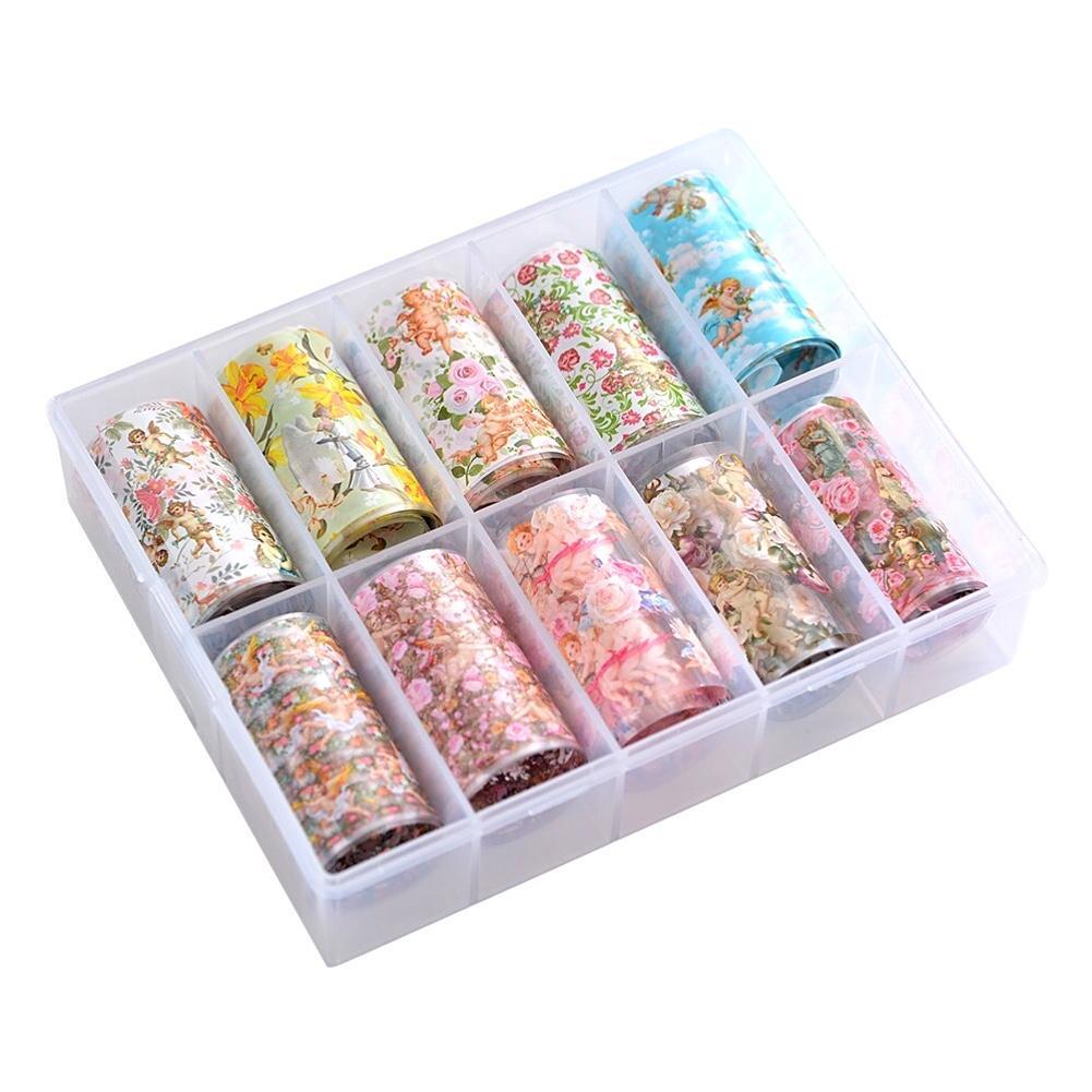 JNBS Nail Foil Box of 10 Sheets Angel