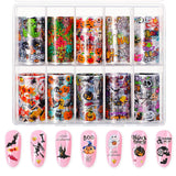 JNBS Nail Foil Box of 10 Sheets Halloween 02