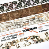JNBS Nail Foil Box of 10 Sheets Newspaper 01
