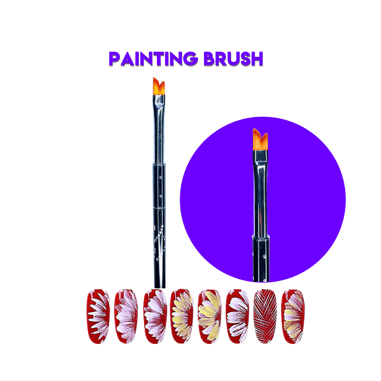 Nail Art Brush - Painting Brush #01 (1pc) - Jessica Nail & Beauty Supply - Canada Nail Beauty Supply - Art Brush