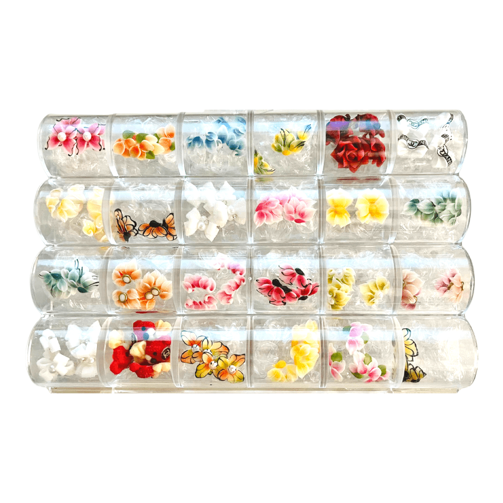 JNBS Nail Art Dried Flower Set 24 Colors