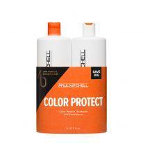 Paul Mitchell - COLOR CARE - Color Protect Daily Shampoo & Conditioner (Set 2x1L/33.8oz) - Jessica Nail & Beauty Supply - Canada Nail Beauty Supply - SHAMPOO & CONDITIONER