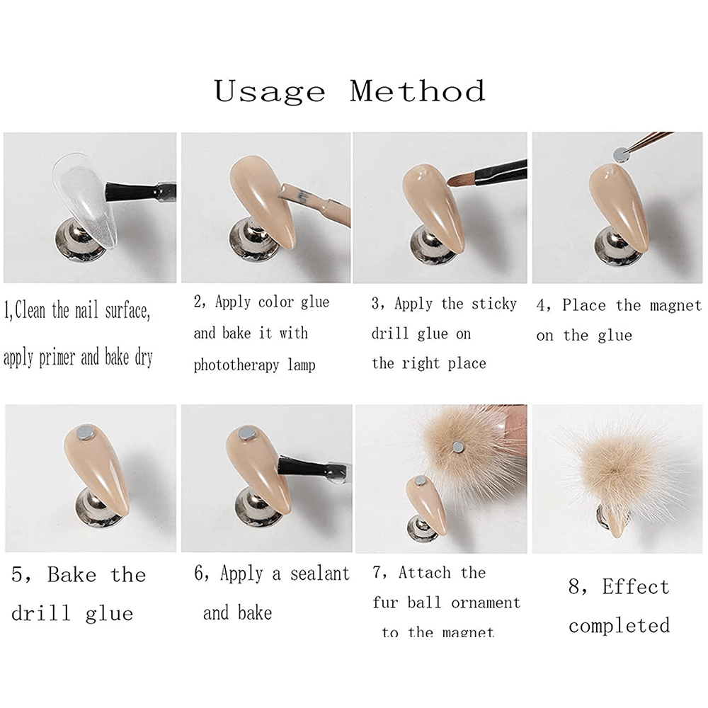 JNBS Pom Pom Magnet (Set of 6pcs)