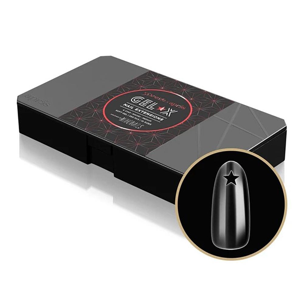 PRESTO X APRES Box of 250pcs MIHONAIL Star Round Medium Tips