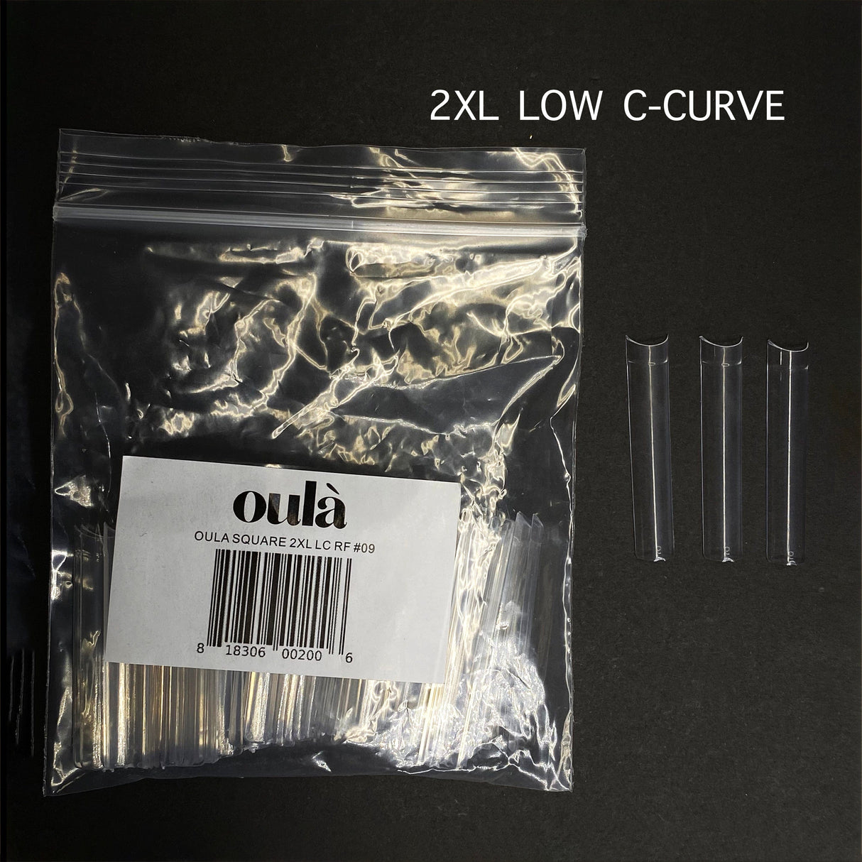 Oulà SQUARE 2XL LOW C CURVE Refills Clear