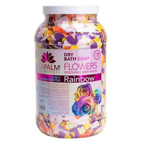 La Palm - Dry Bath Soap -  Rainbow (1gallon) - Jessica Nail & Beauty Supply - Canada Nail Beauty Supply - Spa Soap