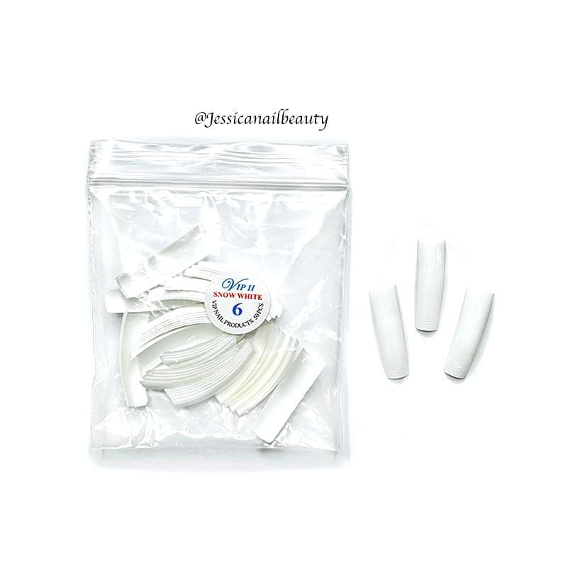 VIP II Nail Tips (Bag of 50 pcs) White