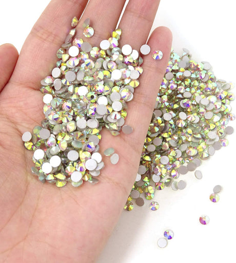 JNBS Round Flatback Rhinestone Multi Color