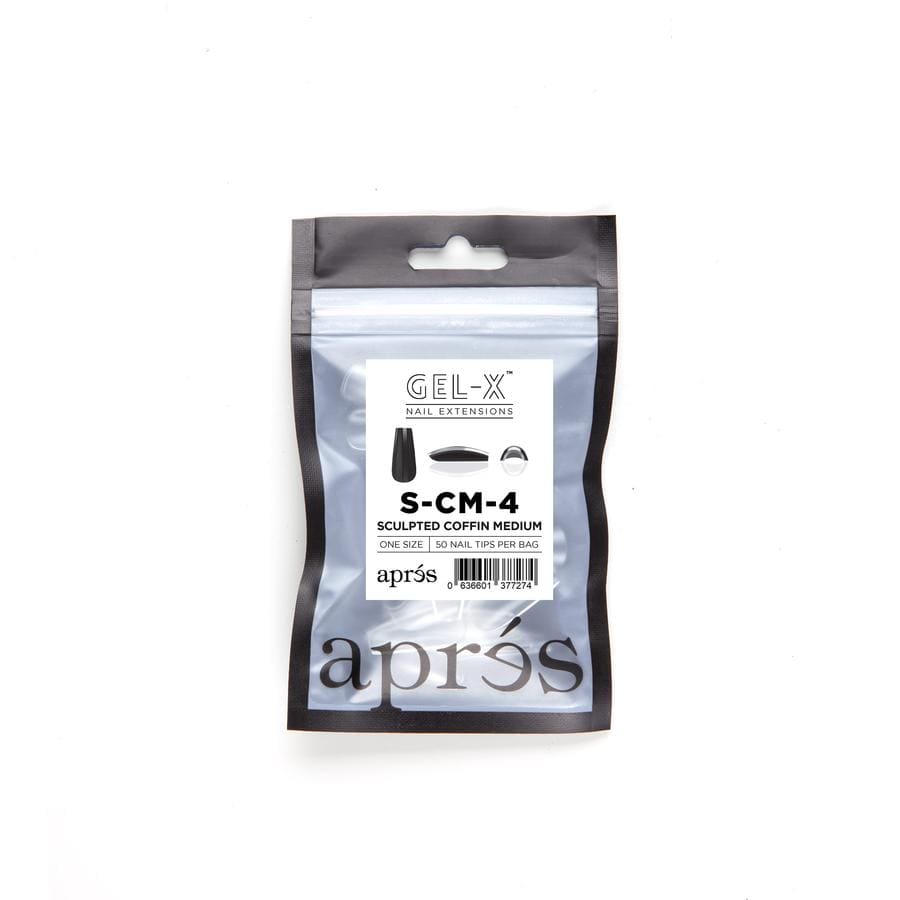 Apres Refill Bags (50pcs) Sculpted Coffin Medium