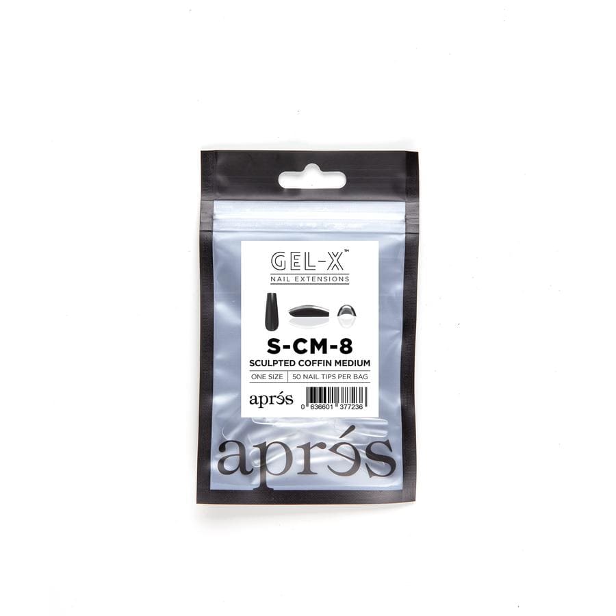 Apres Refill Bags (50pcs) Sculpted Coffin Medium
