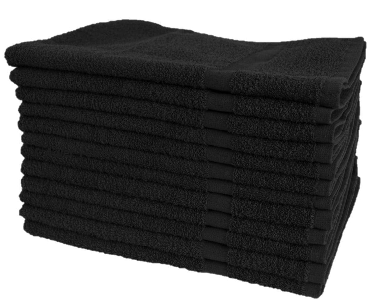Pedicure Towels BLACK 16" x 27"