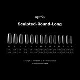Apres Gel X™ Box of 600pcs 2.0 Sculpted Round Tips