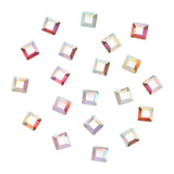 JNBS Crystal Rhinestone Square Flatback Crystal AB