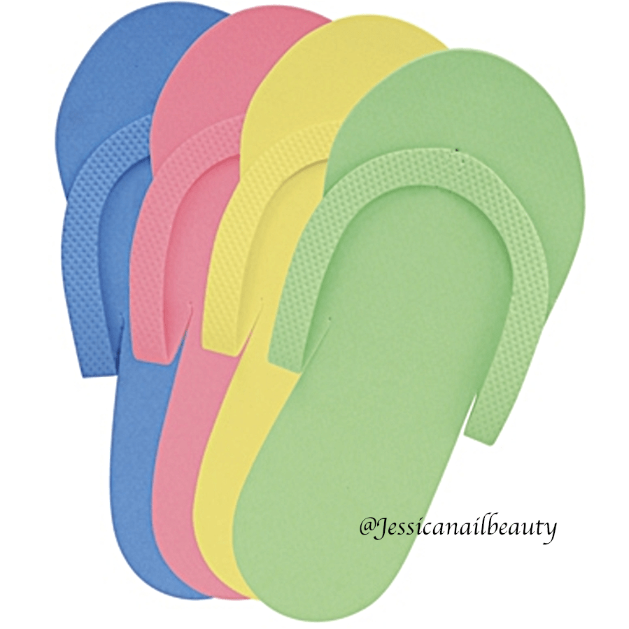 JNBS Disposable Flip Flop Foam Slipper Assorted Colors