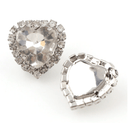 JNBS Heart-shaped Flatback Rhinestone (Bag of 10pcs)