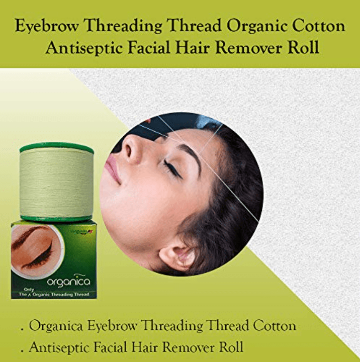Organica Face & Eyebrow The Only Organic Threading Thread Pack of 300m