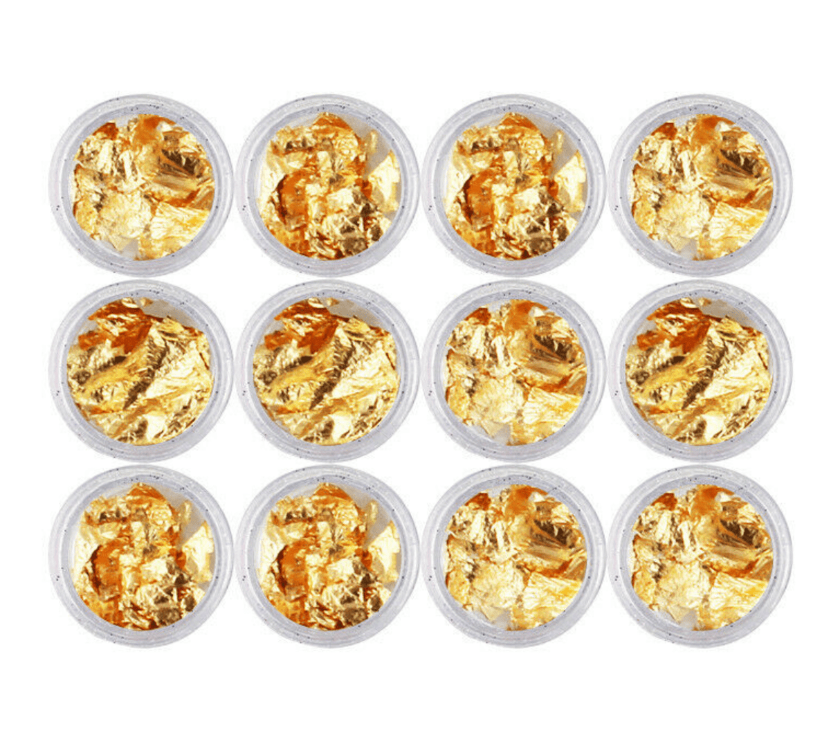 JNBS Nail Foil Set of 12 Jars Copper Foil