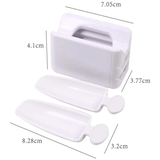 JNBS 2 Tiers Dipping Powder Tray Container with Funnel