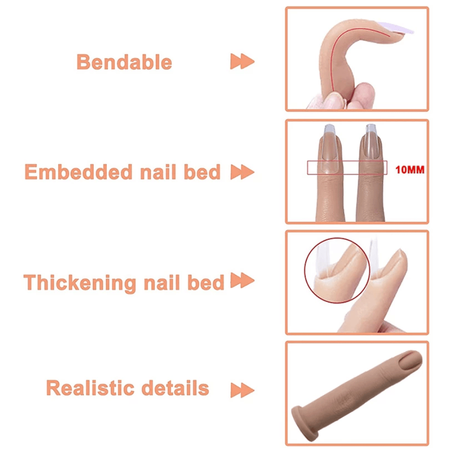 JNBS Joints Bendable Silicone Practice Finger