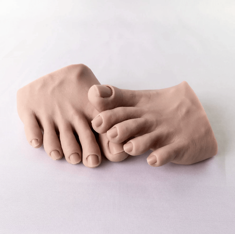 JNBS Single Bendable Silicone Practice Foot (Left Right Random)