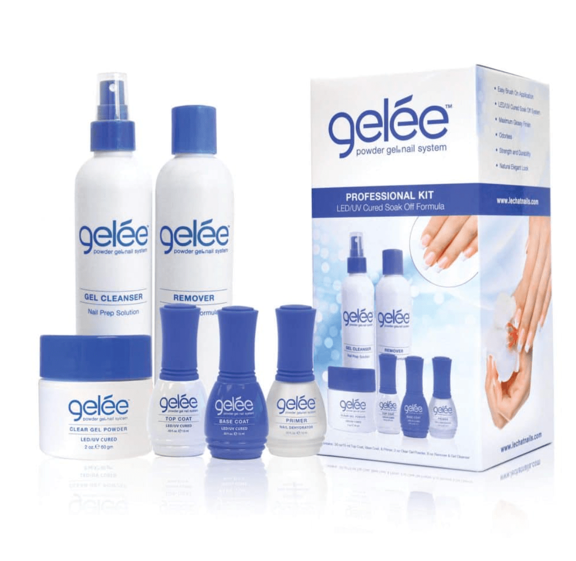 Gelée Powder Gel Nail System Professional Kit