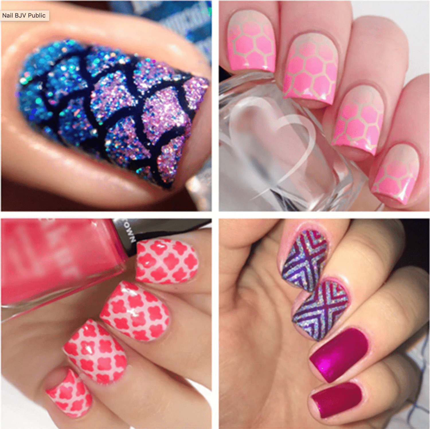 JNBS Nail Sticker Hollow Version 1