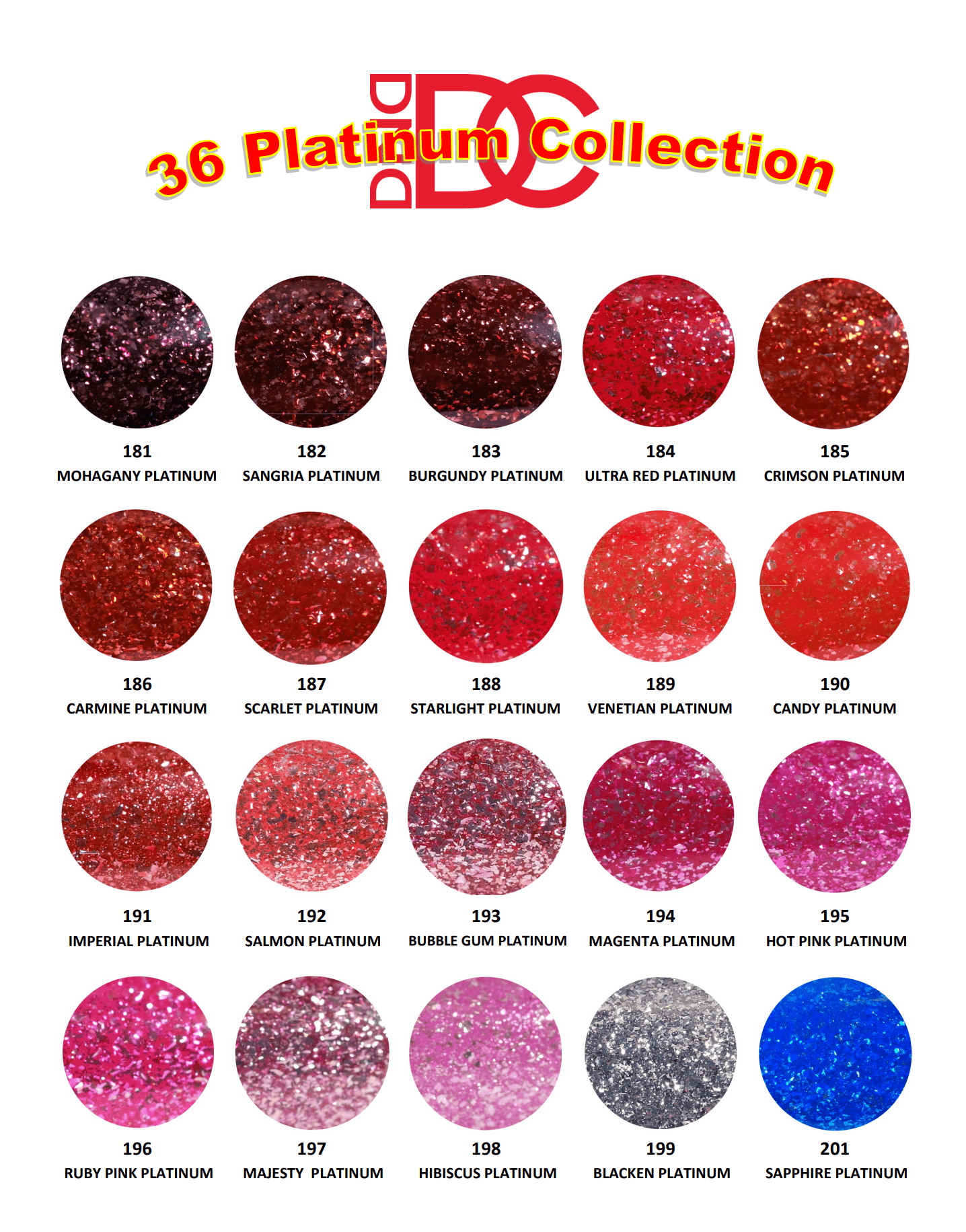 DND DC Platinum 183 Burgundy