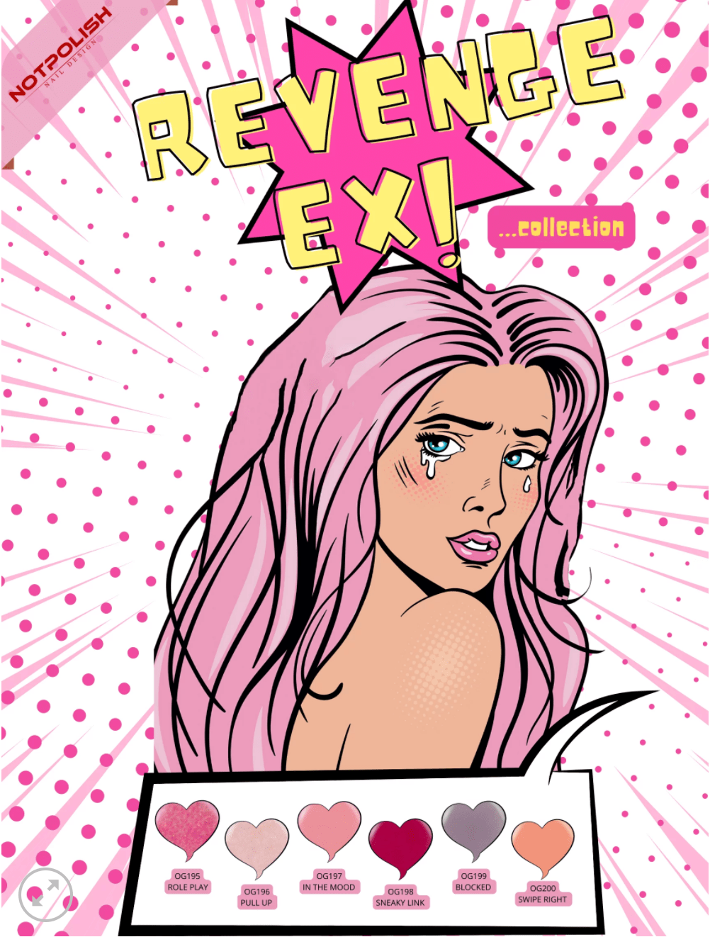 NOTPOLISH Collection Revenge Ex Gel Matching Duo