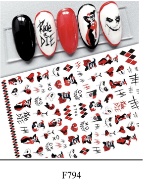 JNBS Nail Sticker Halloween Creepy