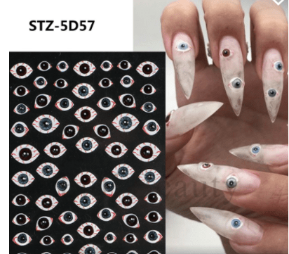 JNBS 5D Nail Sticker Halloween