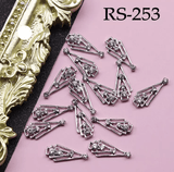 JNBS Alloy with Pearls Crystal Zircon Nail Charm RS251, RS252, RS253)