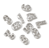 JNBS Metal Alloy Number Charms
