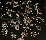 JNBS Nail Charm Metal Pearls Mixed Charms (2 different color styles)