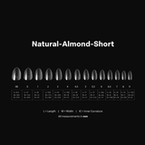 Apres Gel X™ Box of 600pcs 2.0 Natural Almond Tips