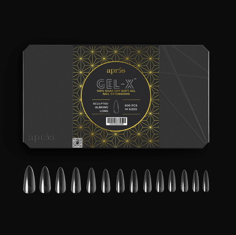 Apres Gel X™ Box of 600pcs / 420pcs 2.0 Sculpted Almond Tips