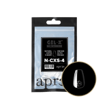 Apres Gel X™ Refill Bags (50pcs) Natural Coffin Extra Short Tips